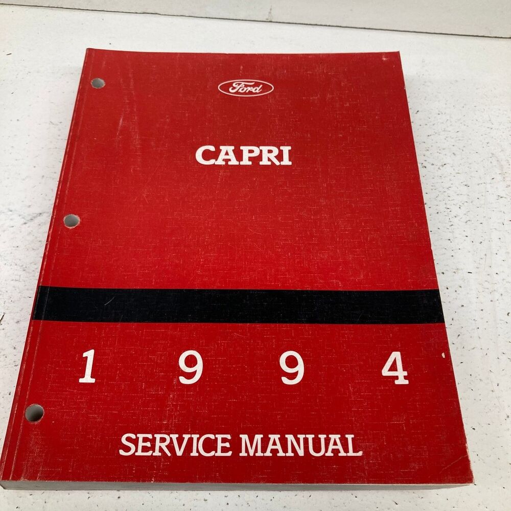 Ford Capri Service Manual 1994